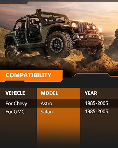 Miniatura 3 de Amortiguadores delanteros y traseros para Chevy, OCPTY Amortiguador de gas compatible con 1985-1999 2001 2002 2003 2004 2005 para Chevry para Astro