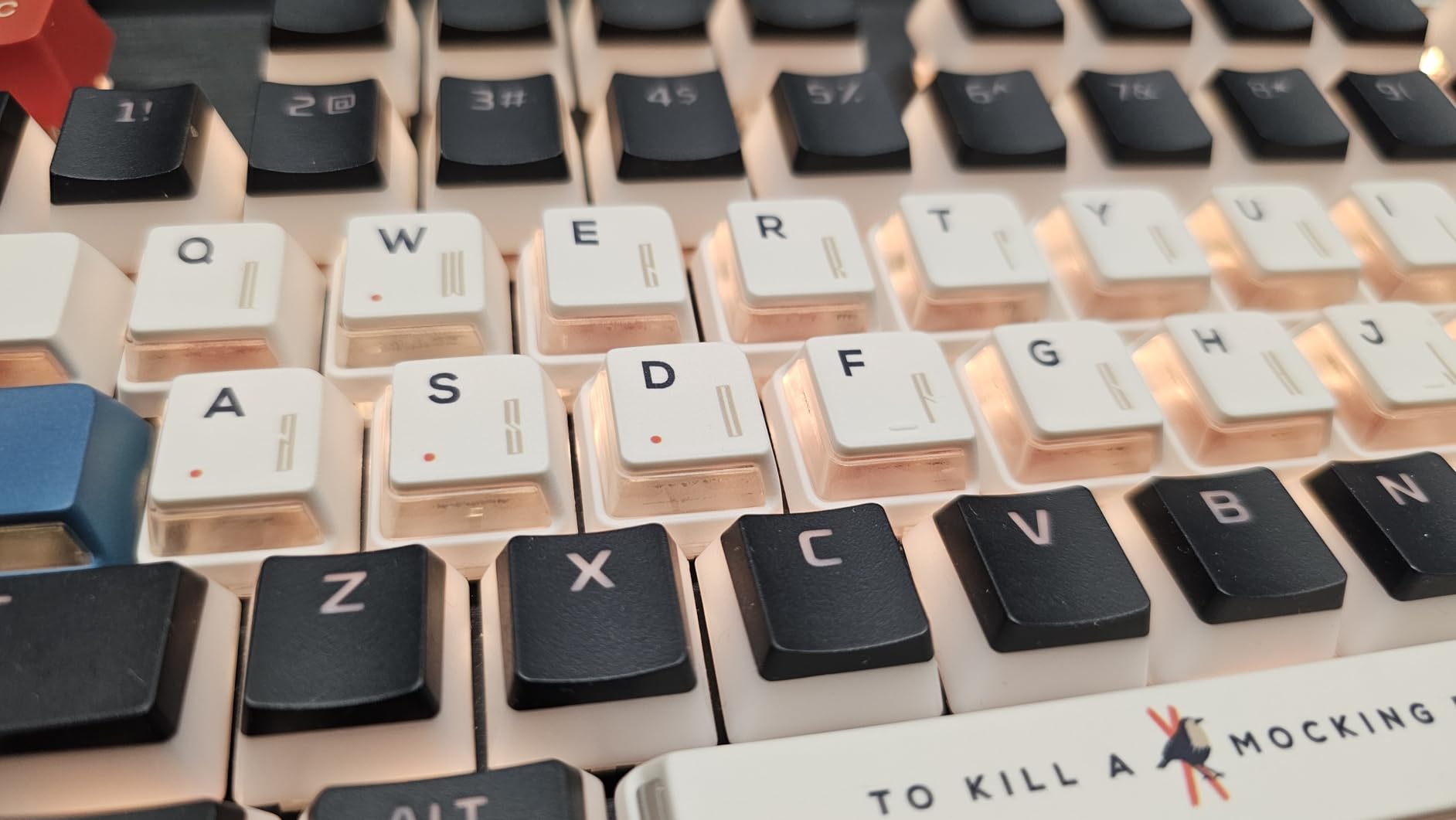 Nuclear Computer Keyboard daixiahu Theme Keycap Nuclear Power Profile 140+ Key Transparent ...