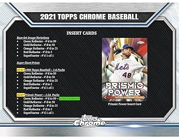 Amazon.com: Topps 2021 Chrome Baseball Card Pack - 25 Cards