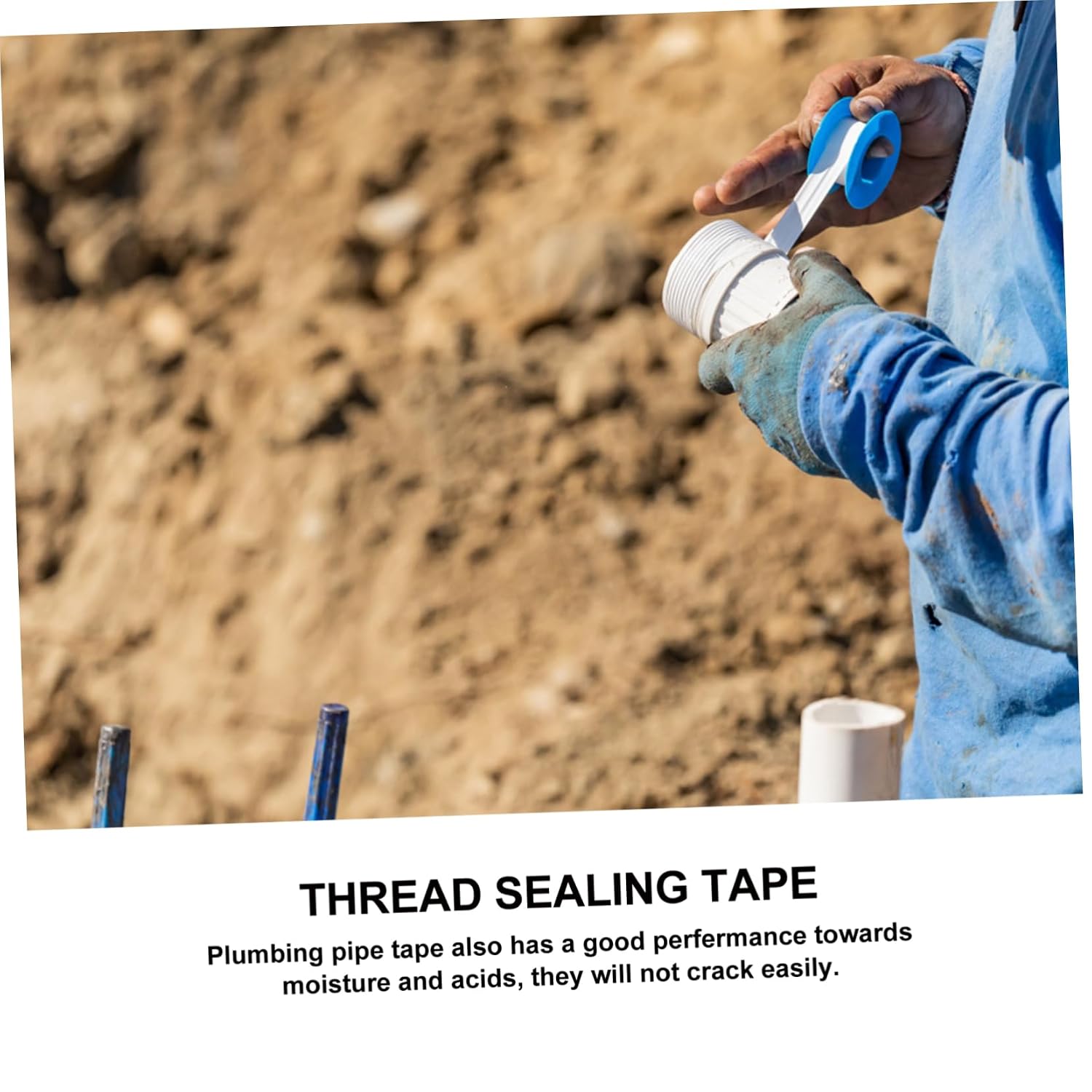 MAGICLULU 30pcs PTFE Sealant Tape Thread Seal Tape for Plumbing Non- for Creating Airtight Seals Easy to Carry and Use