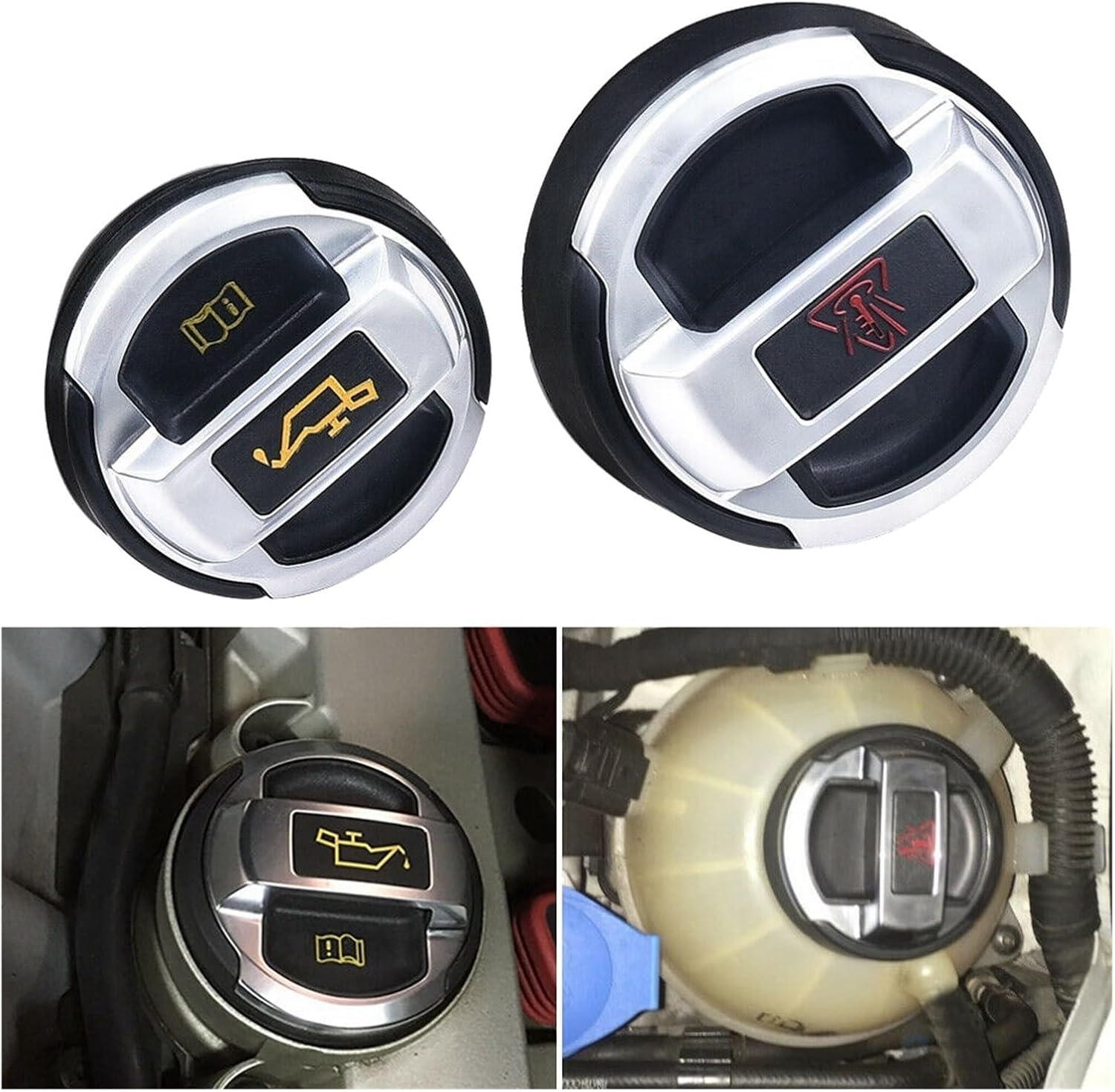 Radiator Cap Car Coolant Oil Expansion Tank Cap Cover Scirocco Fit for Passat Cc R8 Replacement