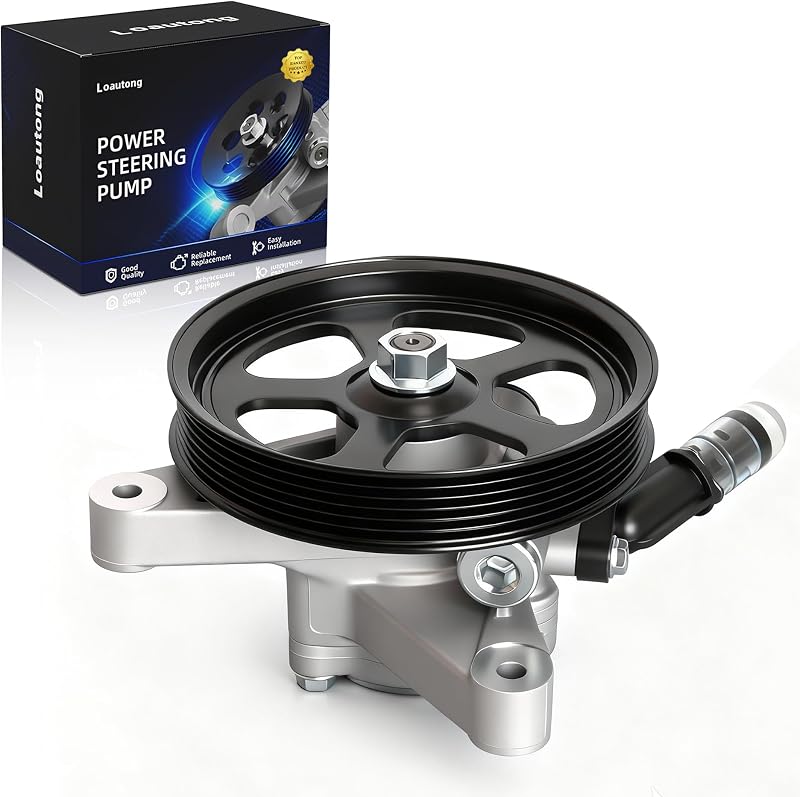 Bomba da direção hidráulica Loautong com polia para Honda Accord, Crosstour e Pilot V6 3.5L – 1 unidade