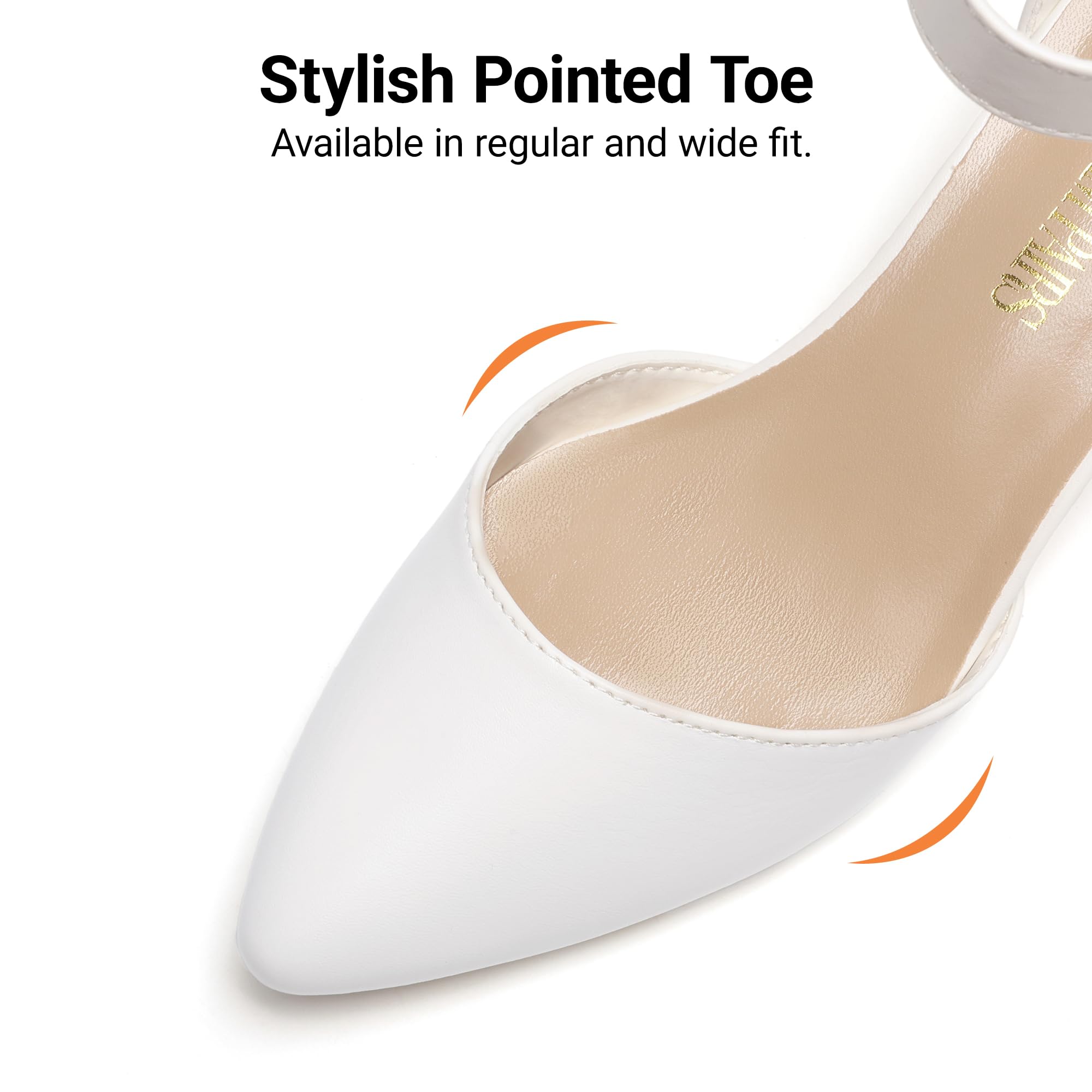 Dream Pairs ANNEE Zapatos de Corte para Mujer con Correas elásticas en el Tobillo