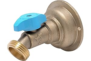 3/4 x 3/4 Inch x 45 Degree SharkBite Hose Bibb, Quarter-Turn