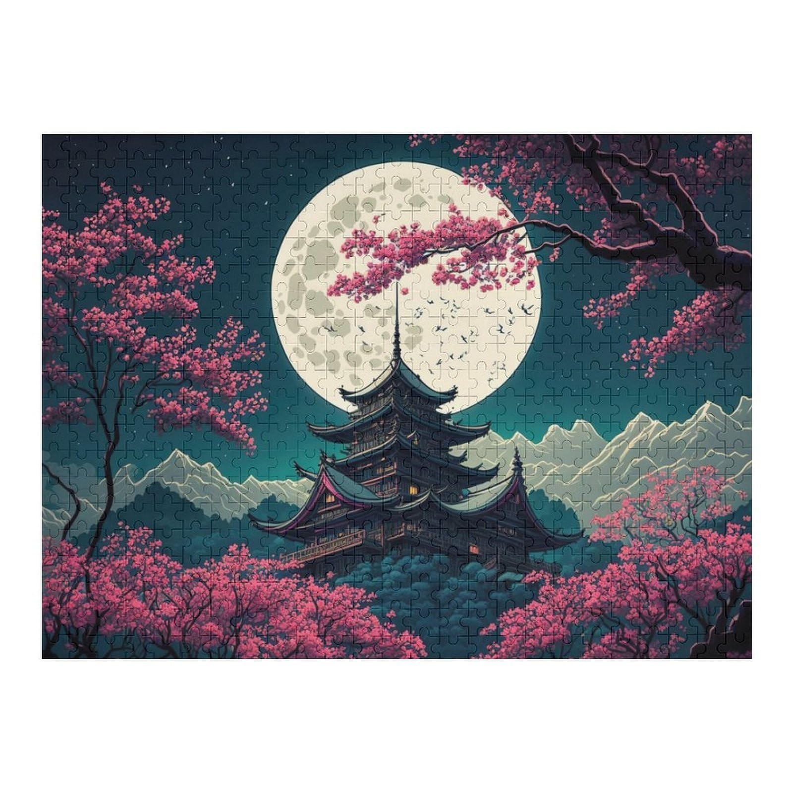 1000pcs(52x38cm) Jigsaws Adults Puzzles Gifts Japan Landscape Beautiful Jigsaws for Adults Relaxing Games Analysis And Logic Educational Challenge 1000pcs(52x38cm) — image 1
