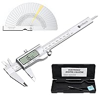 Vista 8 de Neoteck calibrador digital de 4 pulgadas/100 mm, calibradores electrónicos de acero inoxidable, herramienta de medición con conversión