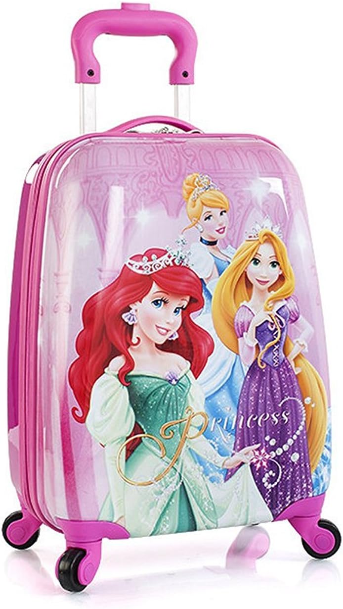 Disney Princess Heys Rolling Luggage Case [Cinderella, Rapunzel and Ariel]