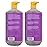 Alaffia Everyday Shea Body Wash, Naturally Helps Moisturize and Cleanse Without Stripping Natural Oils with Fair Trade Shea Butter, Neem, and Coconut Oil, Lavender, 2 Pack - 32 Fl Oz Ea