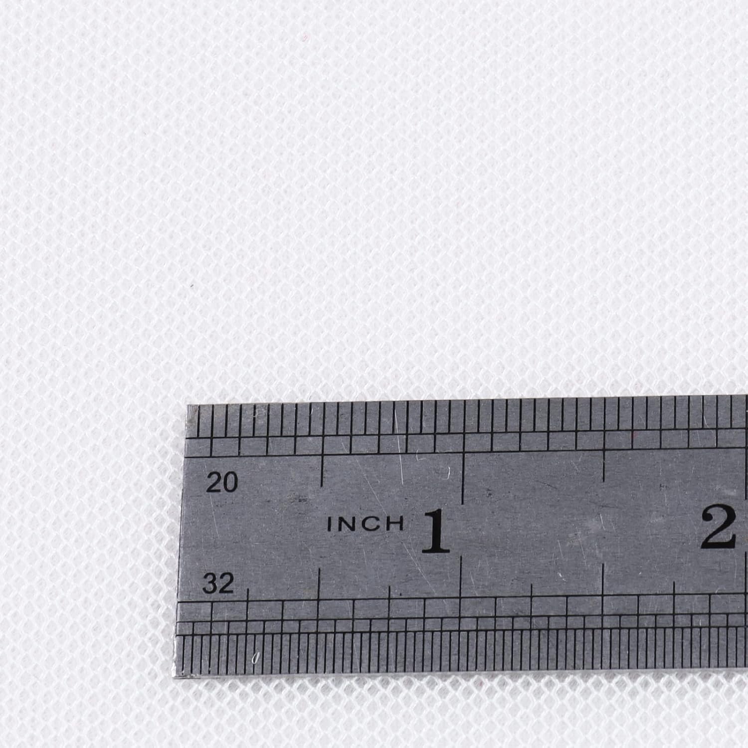 Sandwich Mesh Fabric, Breathable 3 Layers 3D Elastic Mesh Fabric, Mesh Lining Fabric for Car Seat Cover, Bed Bumpers, Speaker, Chairs, Shoes and DIY Craft, 56" Wide, 2 Yards, White