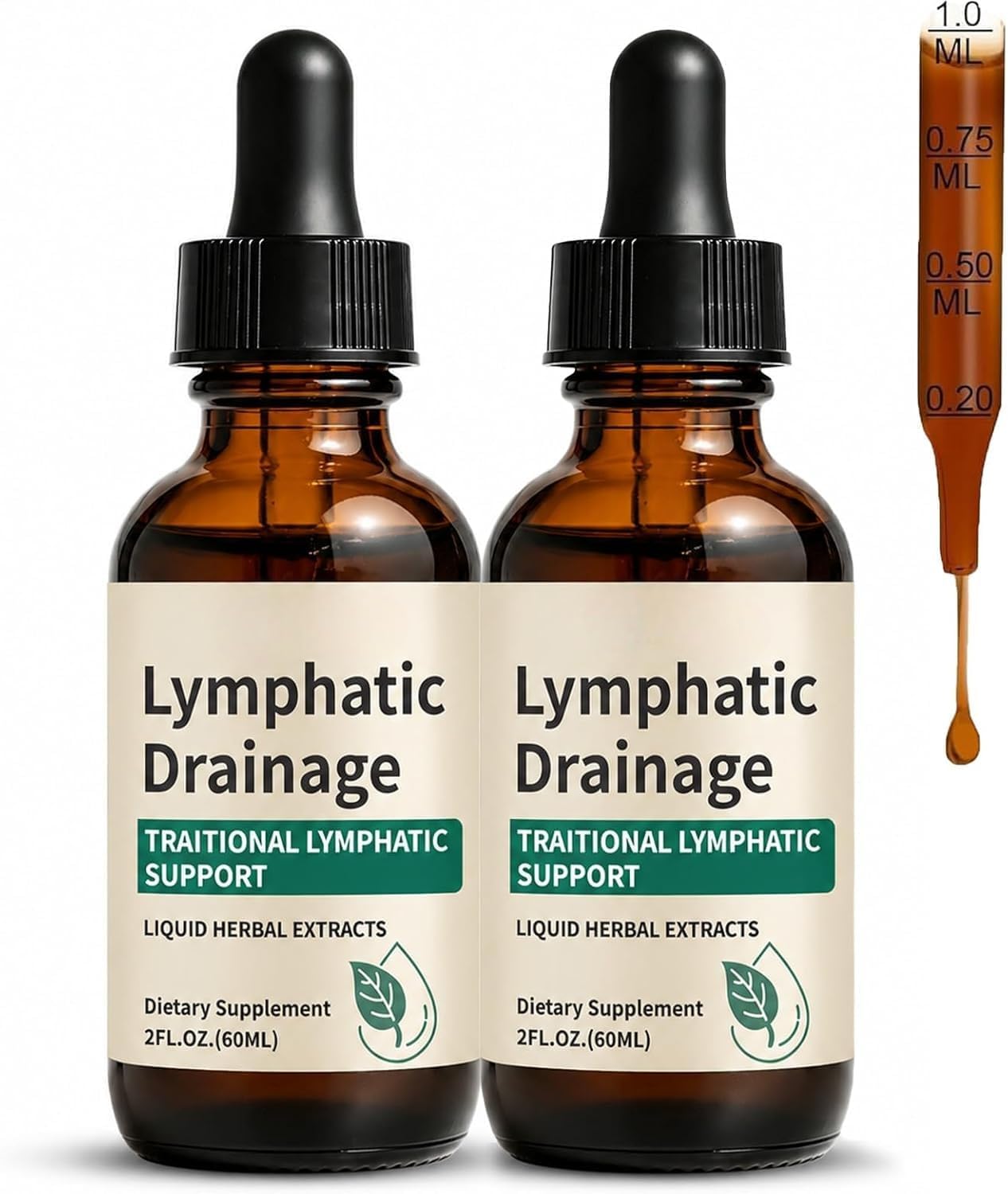 GLOWVERA Nabhi Lymphatic Drainage Drops 2 fl oz 2000mg 60 ml