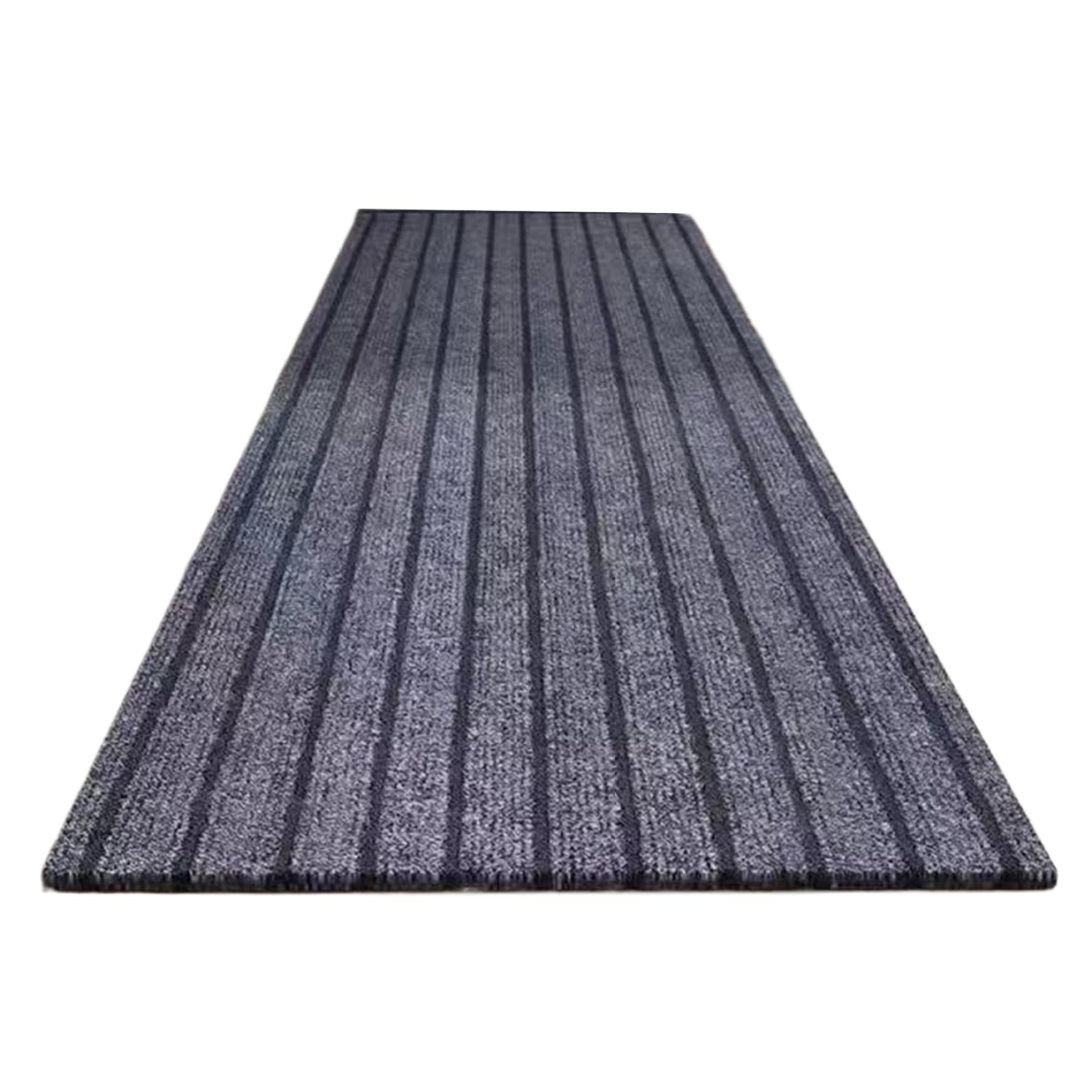 Alfombra para cocina y pasillos exteriores techados con base de goma gris