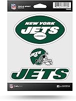 Vista 9 de Rico Industries NFL Football Triple Spirit Stickers Hoja de calcomanías triples