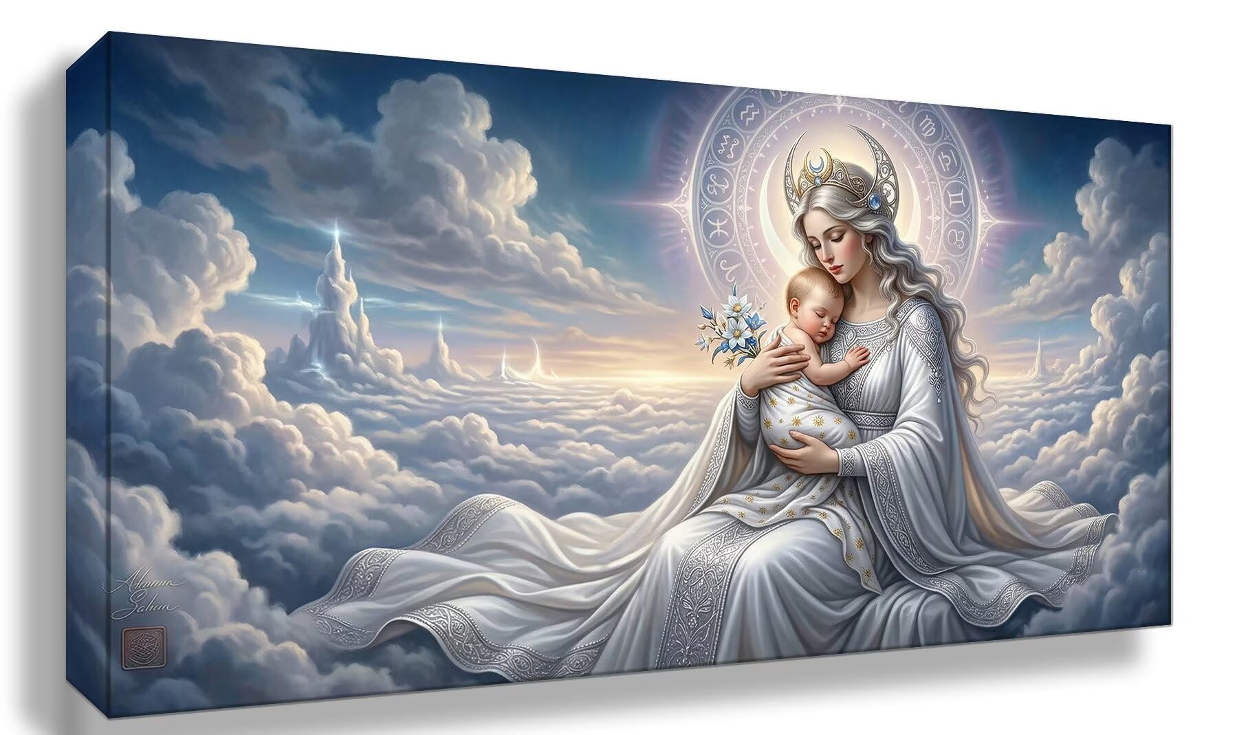 Diamond Painting Frau Diamant Painting Bilder, 5D Fee Eckige Steine Full Drill DIY Set Erwachsene Diamanten Kinder Kreatives für Erwachsene Mosaik Bastelset für Home Decor Wand Deko, 60x120cm, Cod-978