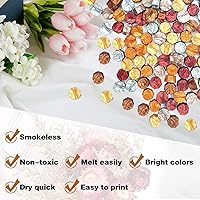 Vista 2 de Cuentas de sellado de cera, 600 cuentas de sellado de cera para sellado de letras, kit de sellado de cera para sellado de cera, cuentas de cera