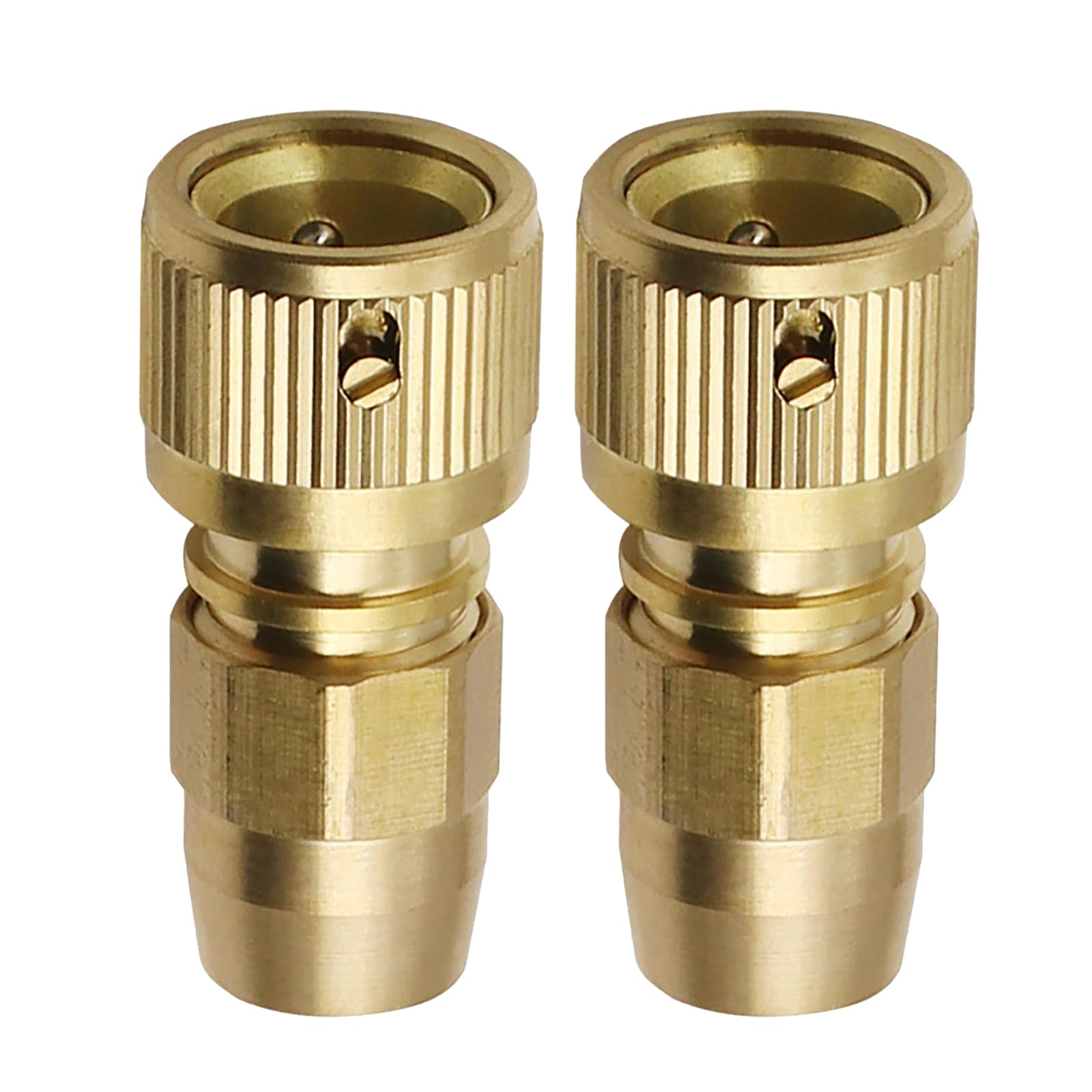 Kalttoy Multicolor Pressure Brass Garden Hose Connectors Expandable Hose Quick Connectors For Efficient Water Flows & Multifunction Use Leak Proof Connector