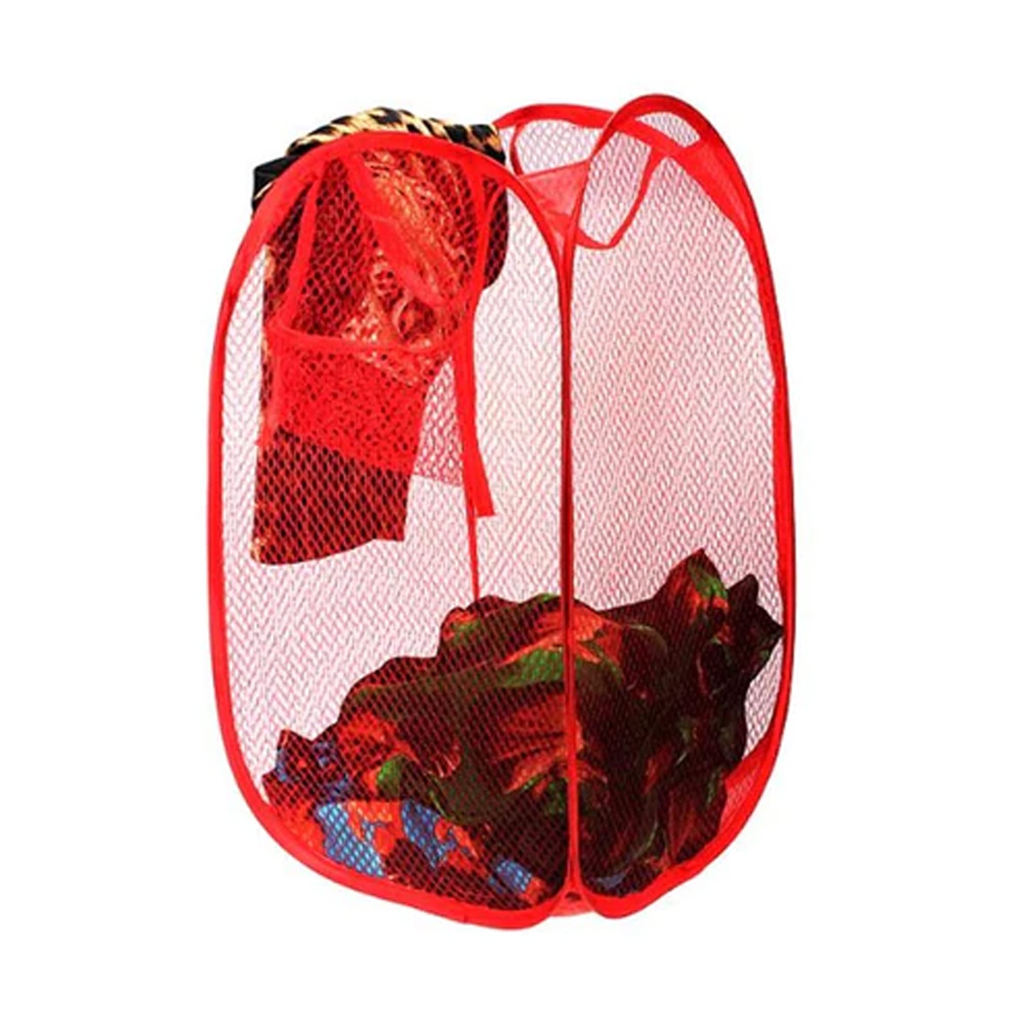 Suzec Polyester Laundry Bag Foldable&Collapsible Basket With Easy To Carry Handle - For Home, Dorms, Hostel, Toy Storage, Clothes (Color May Vary) (B0B8GMT4XH) Amazon Price History, Amazon Price Tracker