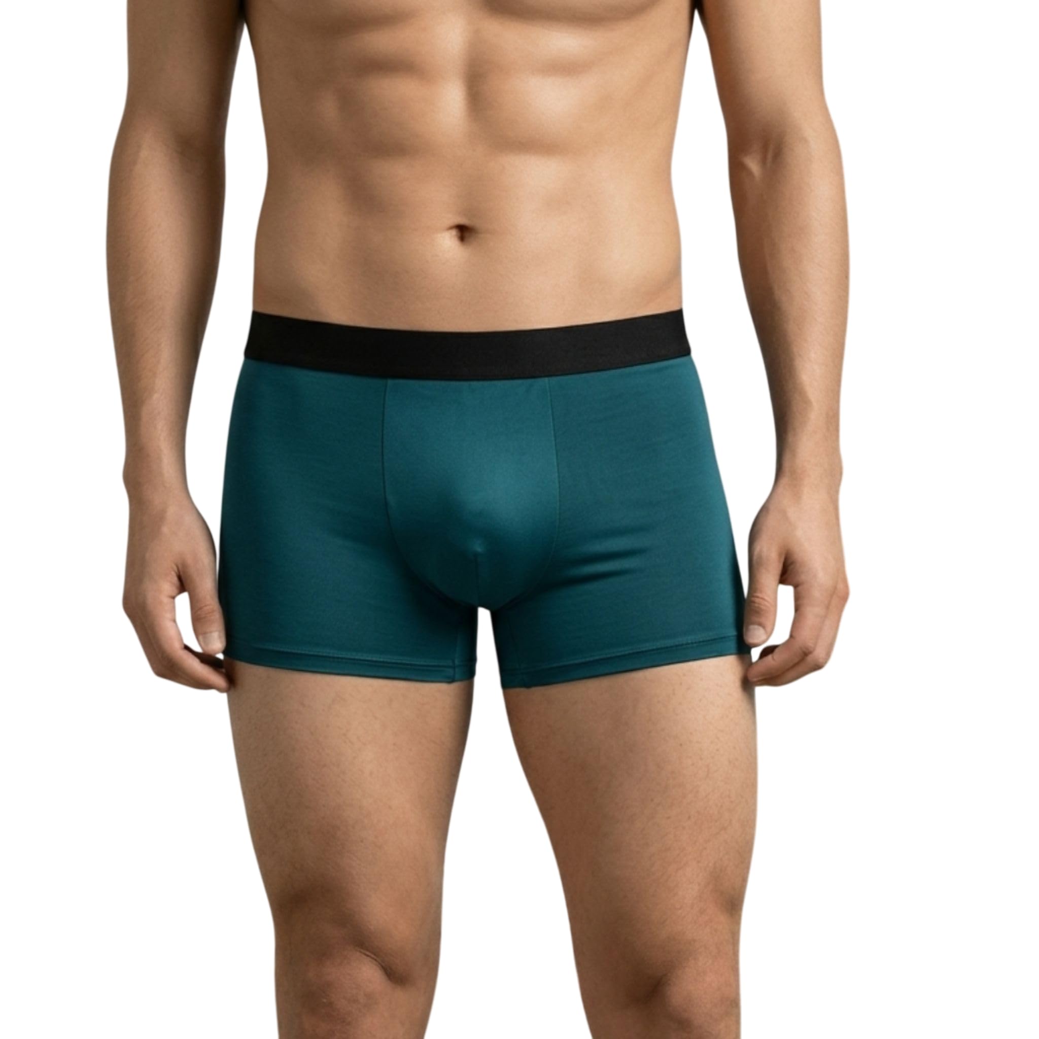 Premium Men's Microfiber Boxer Brief Pack of 4 Soft Stretchable Breathable Trunks Underwear Moisture Wicking Dry Comfortable Innerwear for Men-image-26