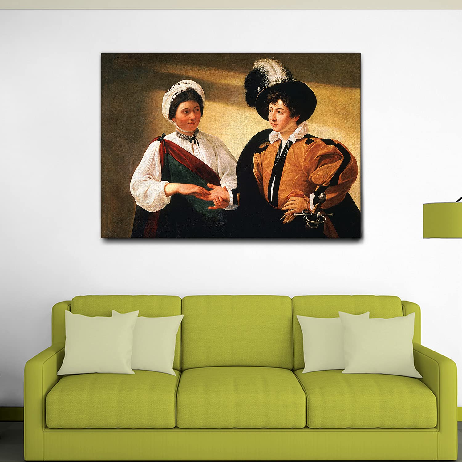 Reproduction Tableau Caravaggio Buona Ventura Sur Toile – Made In Italy, Sur Mesure Possible