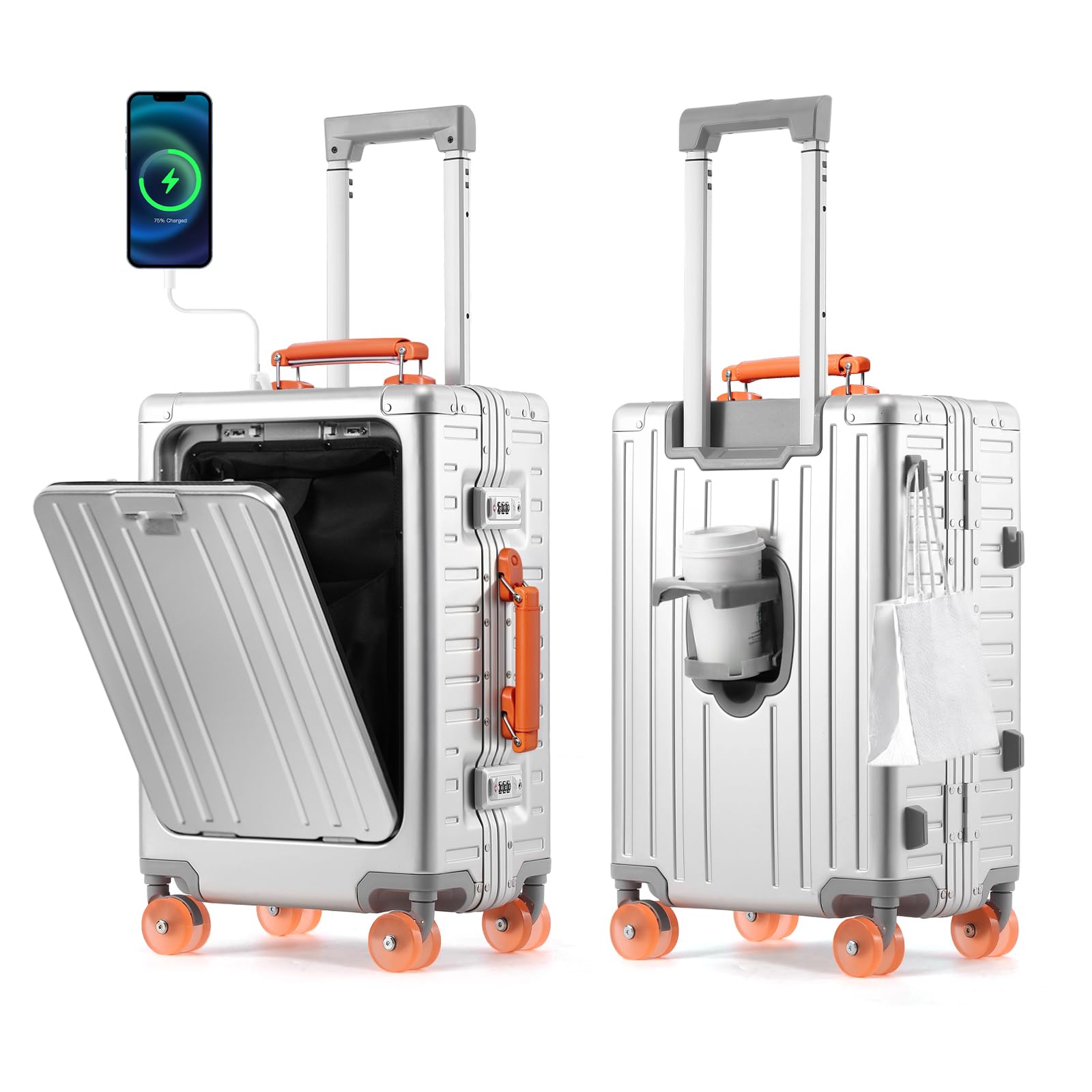 ASYSUIT Aluminum Carry-On
