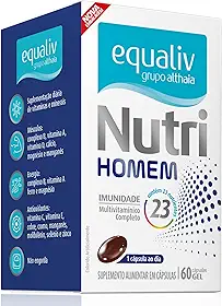 Equaliv Nutri Homem Suplemento Multivitamínico - 60 Cápsulas Gel