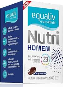 Equaliv Nutri Homem Suplemento Multivitamínico - 60 Cápsulas Gel