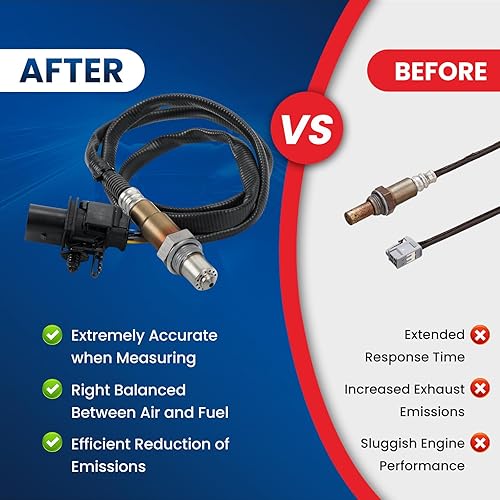 Miniatura 5 de Sensor de oxígeno O2 Upstream 17025 para Honda 2011-2015 Odyssey 3.5L, para Chevrolet 2013-2015 Cruze 1.4L 1.8L, para Ford 2011-2015 Escape 2.5L,
