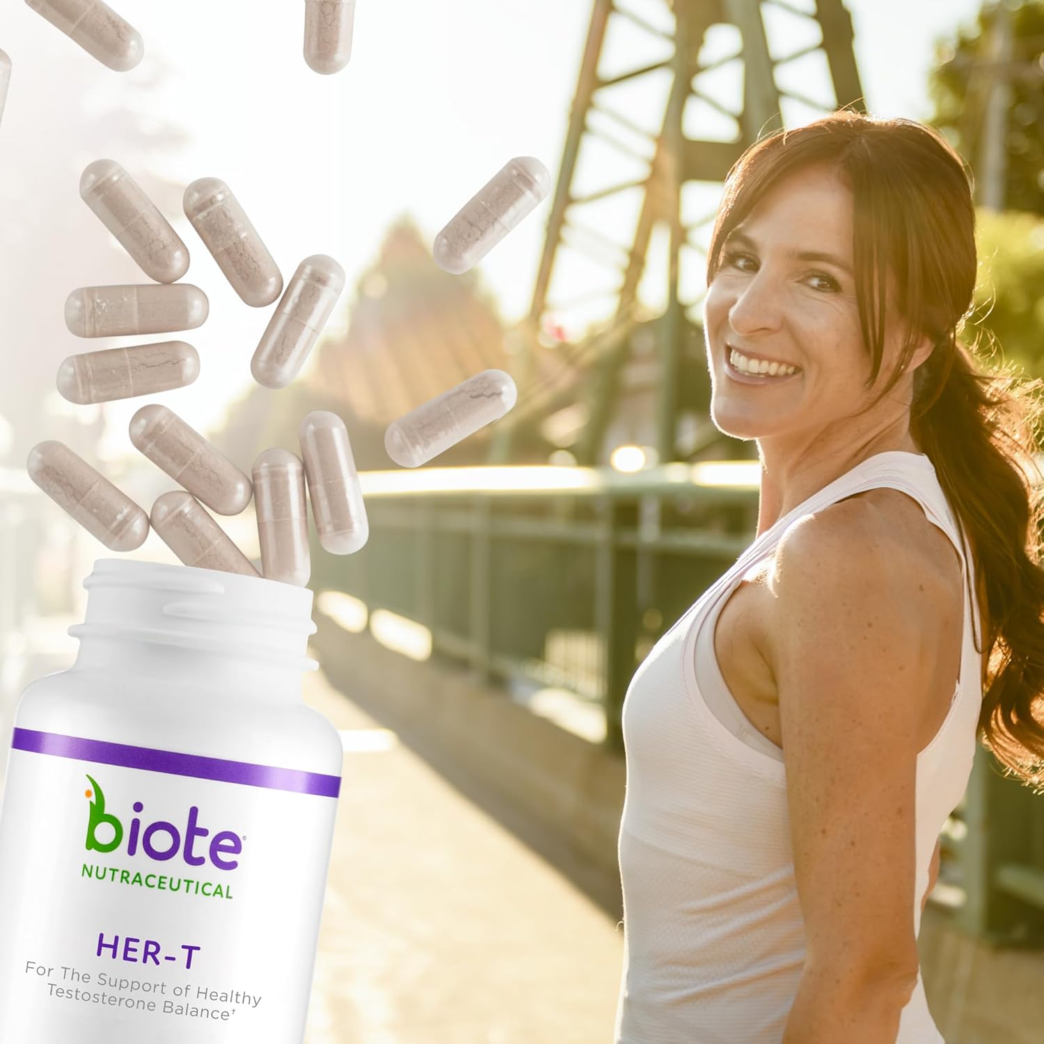 Biote Nutraceuticals - HER-T - Healthy Testosterone Balance Support for Women (30 Capsules) - Image 6