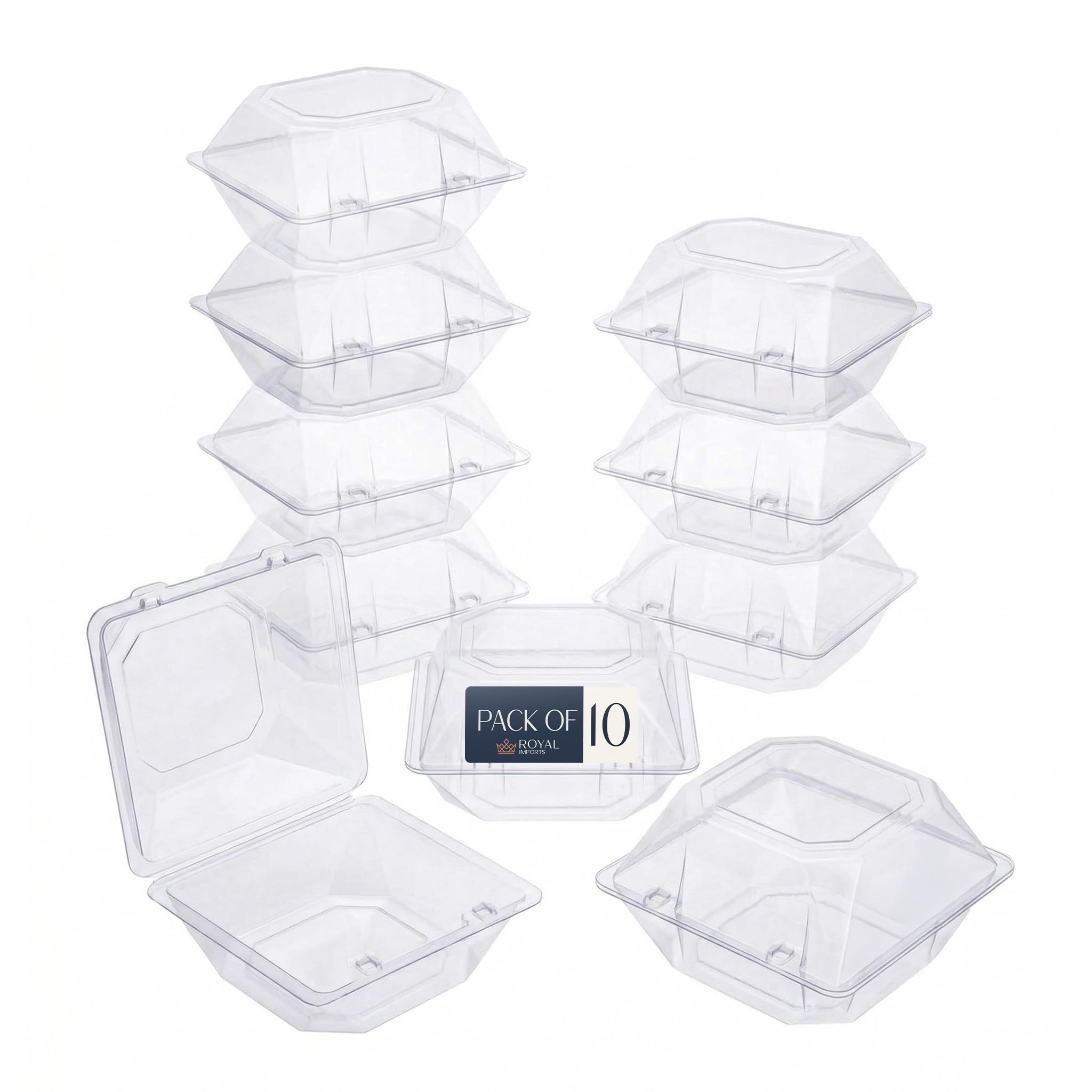 Clear Corsage Boxes - 10 Pack for Flowers & Boutonnieres -1 Clear Corsage Boxes - 10 Pack for Flowers & Boutonnieres -1
