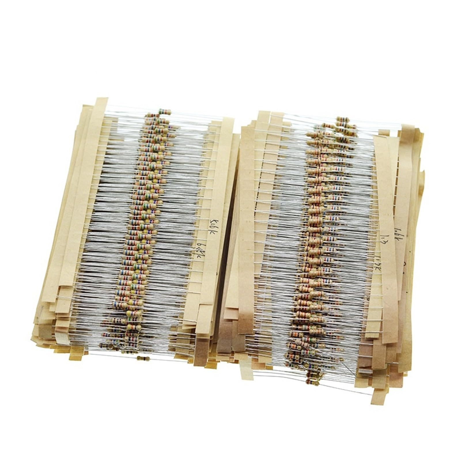 312 Pezzi 156 Valori 1-10M Ohm 1/4W 5% Kit assortimento resistore a film di carbonio Componenti elettronici