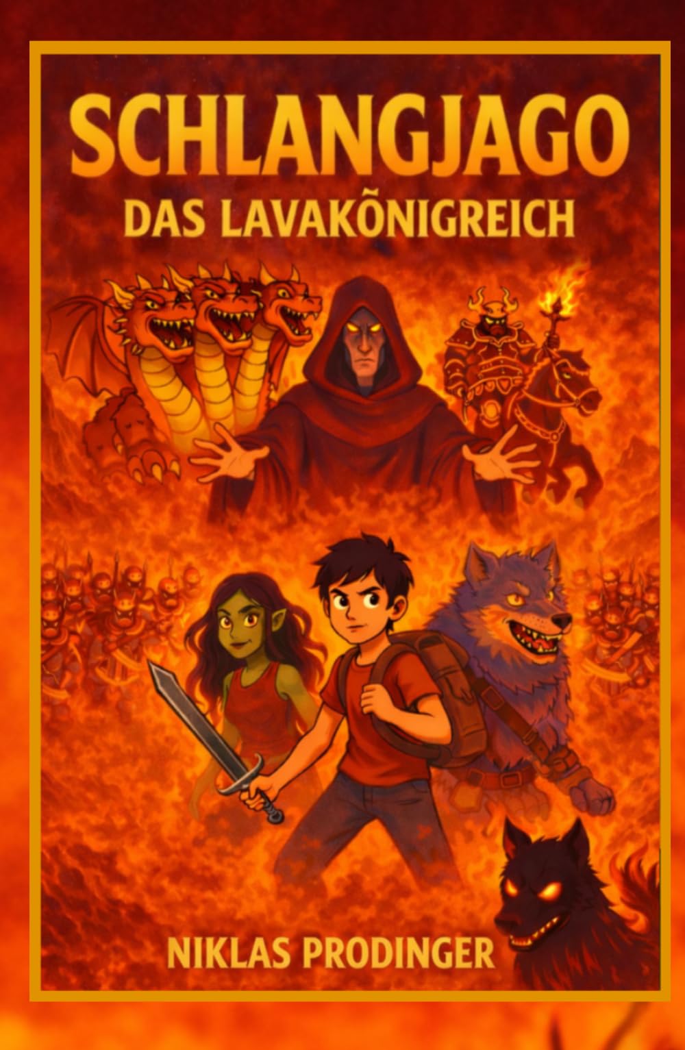 Schlangjago - Das Lavakönigreich: Spannendes Fantasy-Abenteuer für Kinder - über Magie, Freundschaft und den Mut über sich hinauszuwachsen