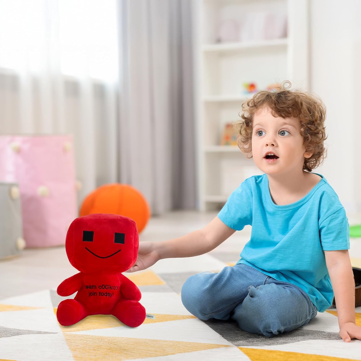 Forsaken Cool Kid Red Plush Toy – Soft Red Character Plush Stuffed Animal, Cute Forsaken Game Collectible Plushie Gift for Kids and Gamers
