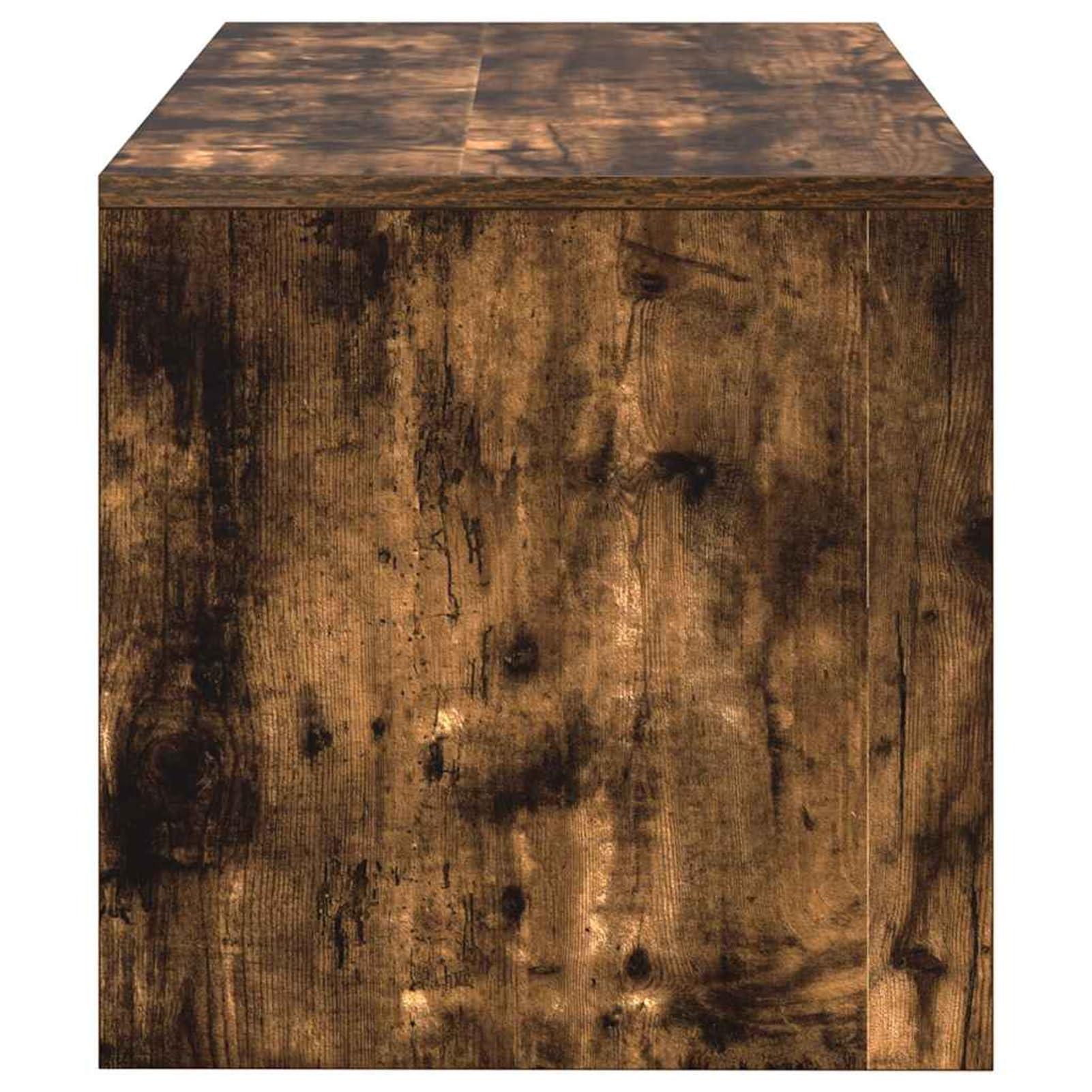 Gecheer TV-Schrank Räuchereiche 80x40x40 cm Holzwerkstoff, Fernsehschrank Fernsehtisch TV-Lowboard für Wohnzimmer Home-Cinema Gamerzimmer859113