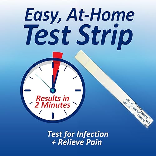 Miniatura 4 de URISTAT Ultra UTI Relief Pak, tratamiento de infecciones urinarias para mujeres y hombres, 1 tira de prueba de infecciones urinarias y 12 tabletas