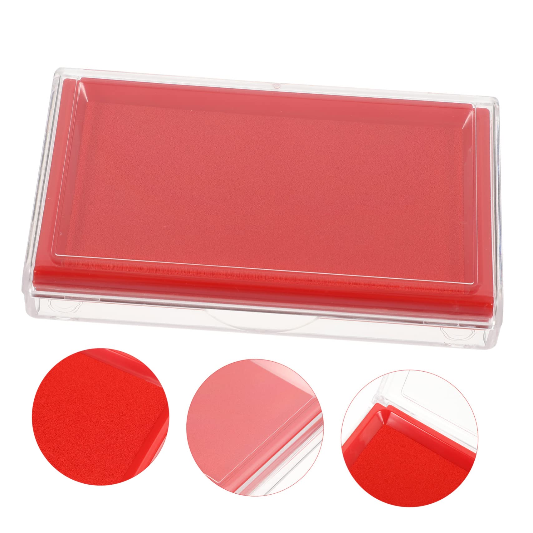 Lurrose 3pezzi Tampone per Inchiostro Portatile per Calligrafia e Arte Accessorio per Pittura con Superficie Facile da Pulire e Materiale Resistente per Uso Quotidiano