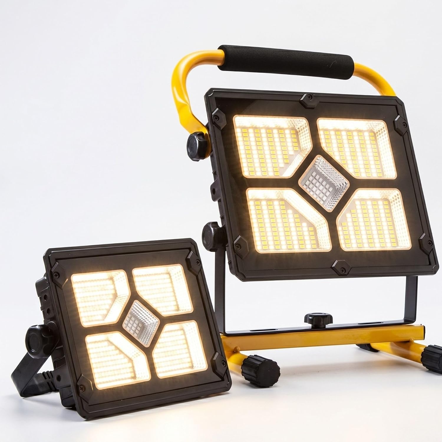 Coverzone Çakarlı Solar Lamba Standlı | 4 Işık Modu, 400 LED, Telefon Şarj Edilebilir, Dayanıklı Tasarım, Solar Panel ile Enerji Tasarrufu, Uzun Süreli Aydınlatma ve Acil Durum Işık, S68, Siyah
