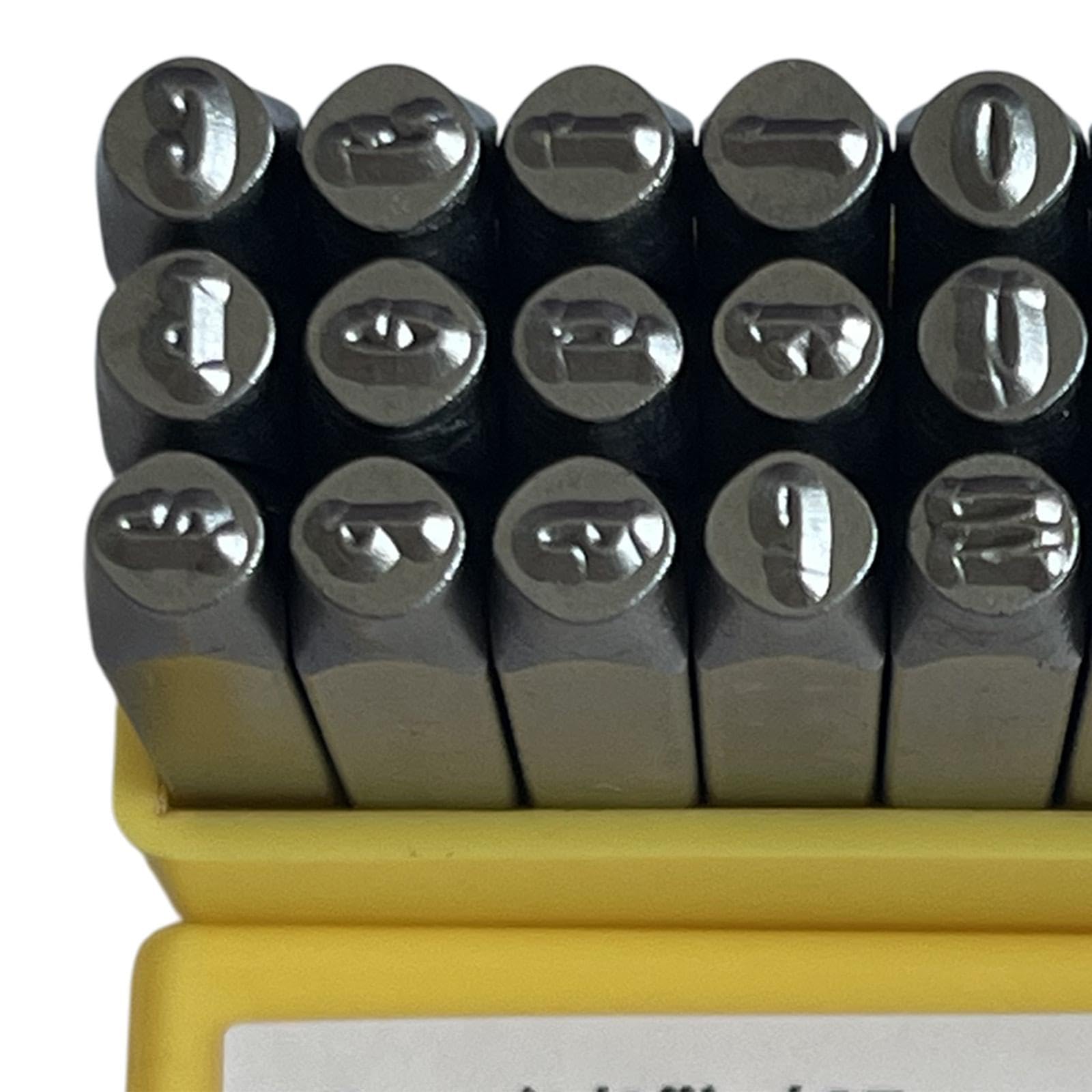 Metal Stamp Set Letter Number Stamp for Paper Hard Stamping Projects Leather Lowercase-image-26