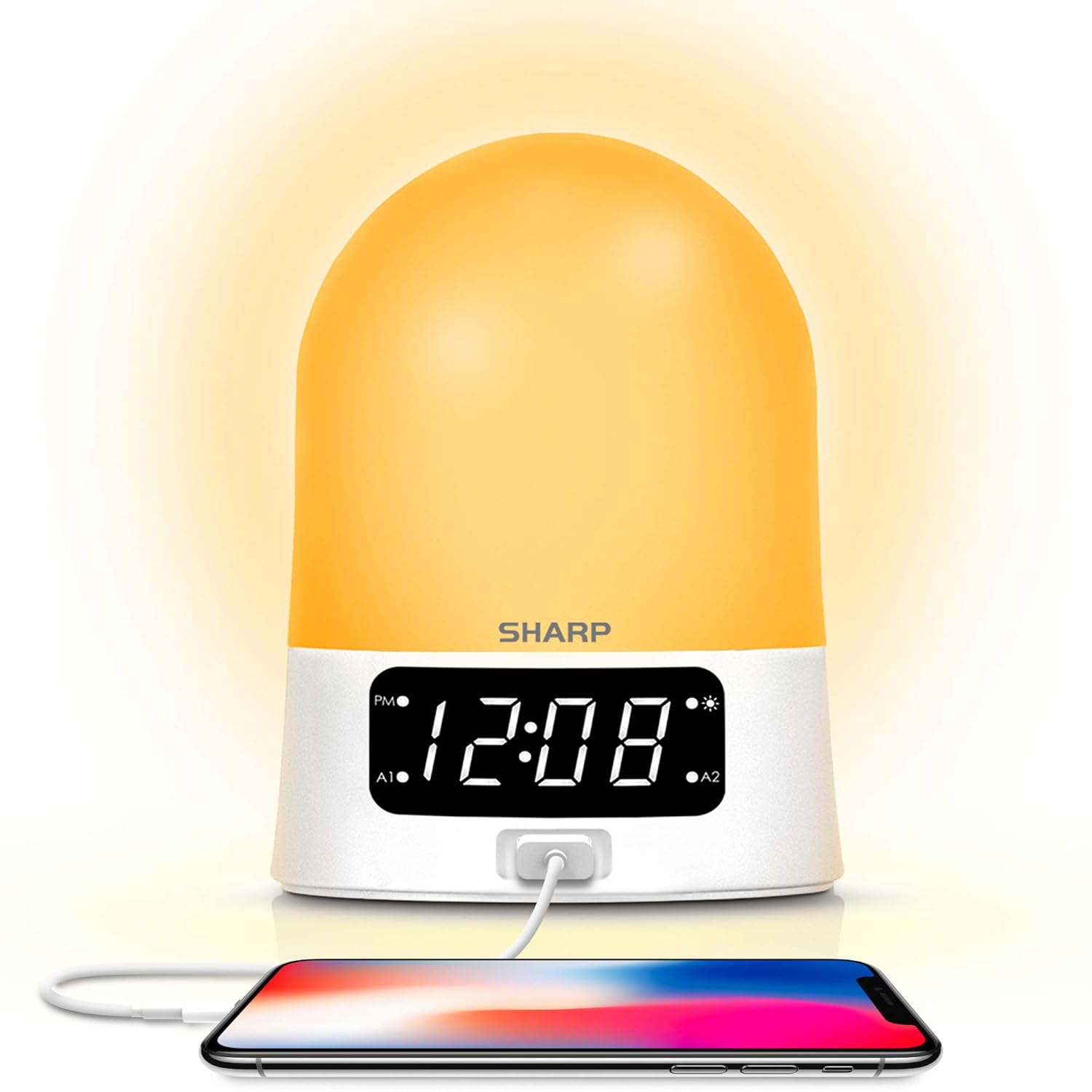 Buy Sharp Alarm Clock With Prealarm Gradual Light Illumination and
