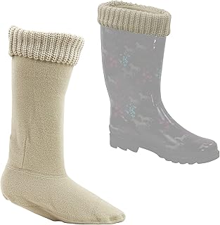 Fleece Boot-liner With Knitted Cuff, 2-Pair - Buy now