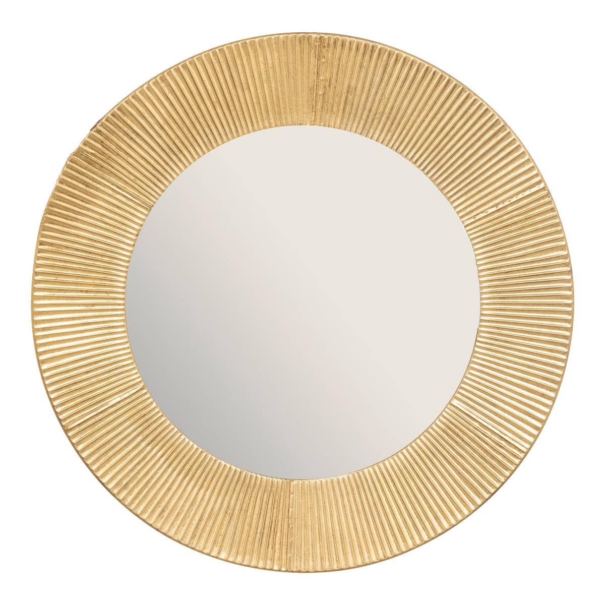 Atmosphera - Espejo Milda Metal - Oro - D90 cm