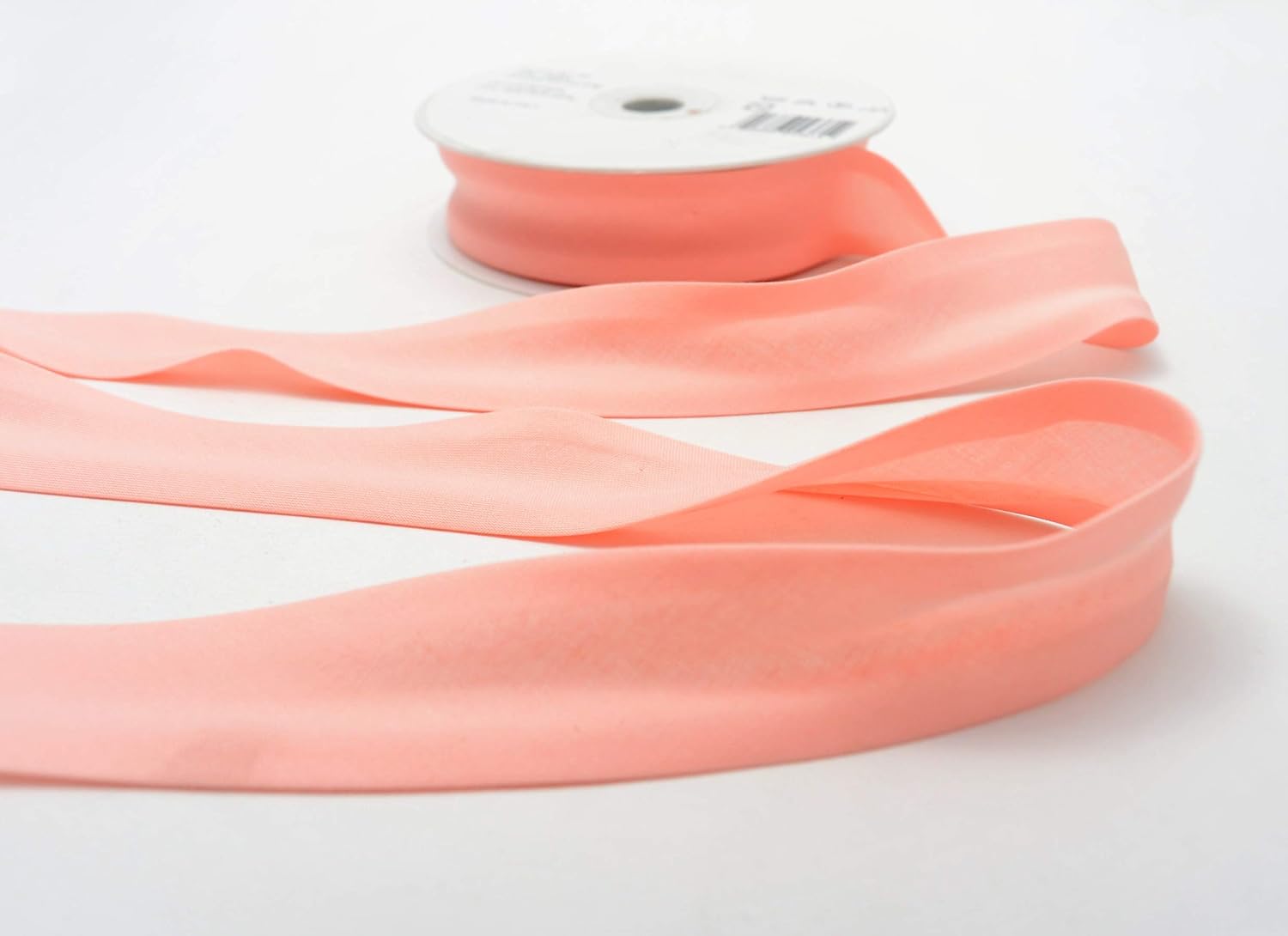 Polycotton Bias - Cotone 35% - Poliestere 65% 25/5/5 - Baby Pink, 25mm x 20m