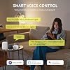 Enchufe Inteligente Minoston Matter, Compatible con Alexa, Apple Home, Google Home, SmartThings, Control por App y Voz, 100% Privacidad, Solo Wi-Fi 2.4G, Blanco, Paquete de 4 3