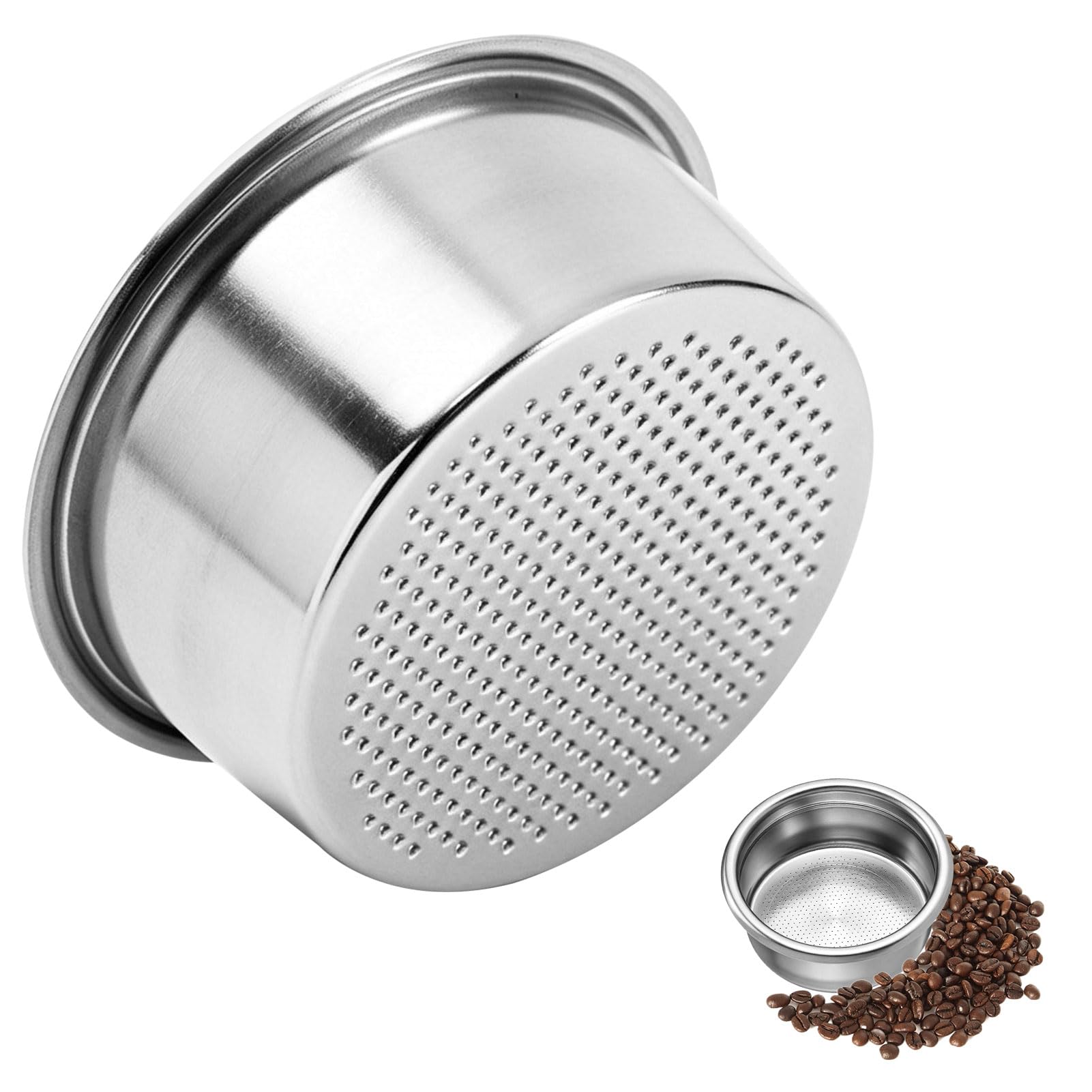 IMS Basket 54mm Coffee Machine Filter Basket, 54mm Portafilter for Breville Sage Machines, Double Wall Pressurised Stainless Steel Filter Basket for Espresso Extraction, Compatible with 8 Series