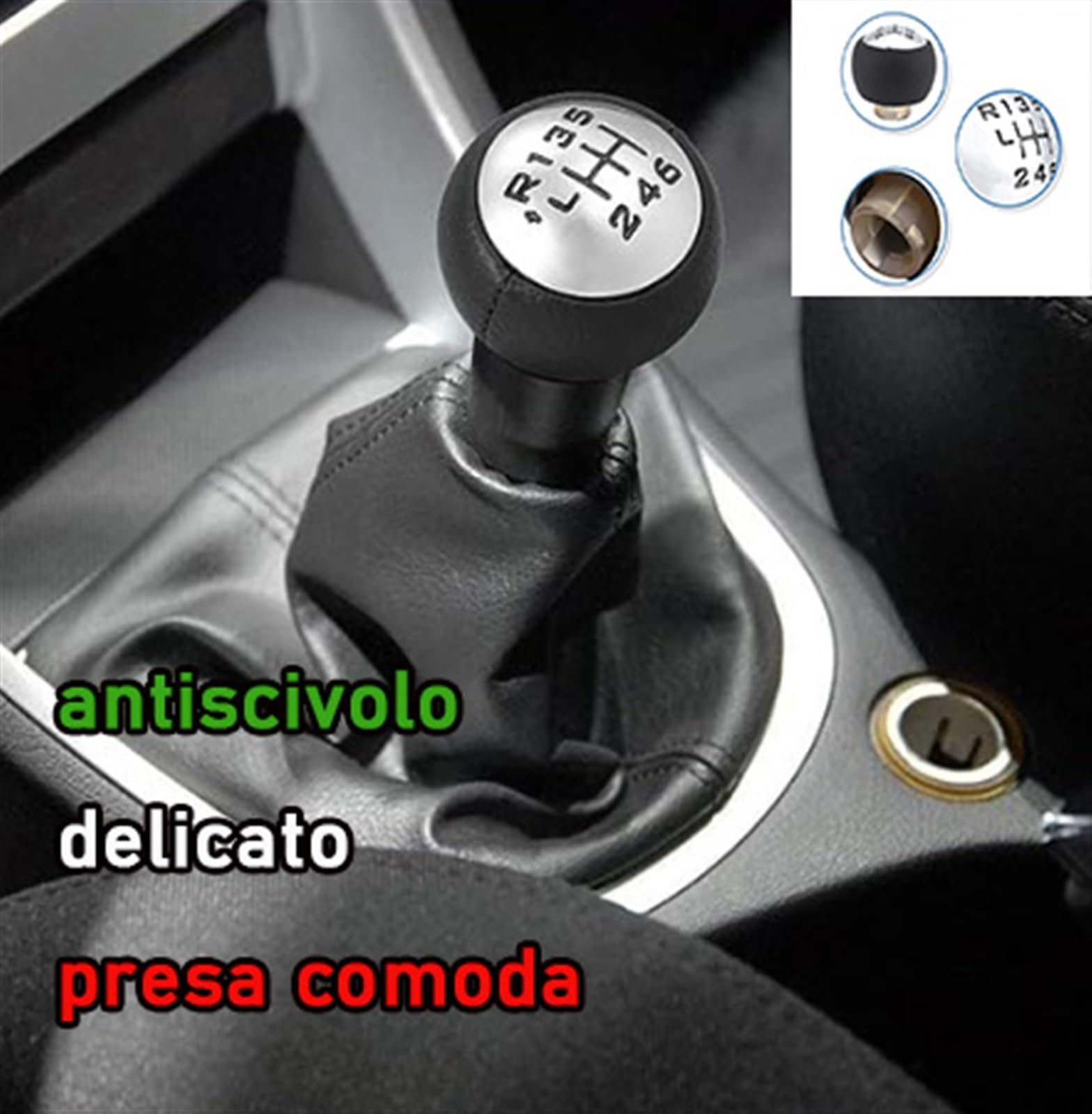 Pièce Auto Pommeau Levier Vitesse Pour Citroën Jumpy, Peugeot 807, Fiat Ulysse - Noir Cuir PU Fiat Ulysse 2002-2011 Pièce Auto Pommeau Levier Vitesse Pour Citroën Jumpy, Peugeot 807, Fiat Ulysse - Noir Cuir PU Fiat Ulysse 2002-2011