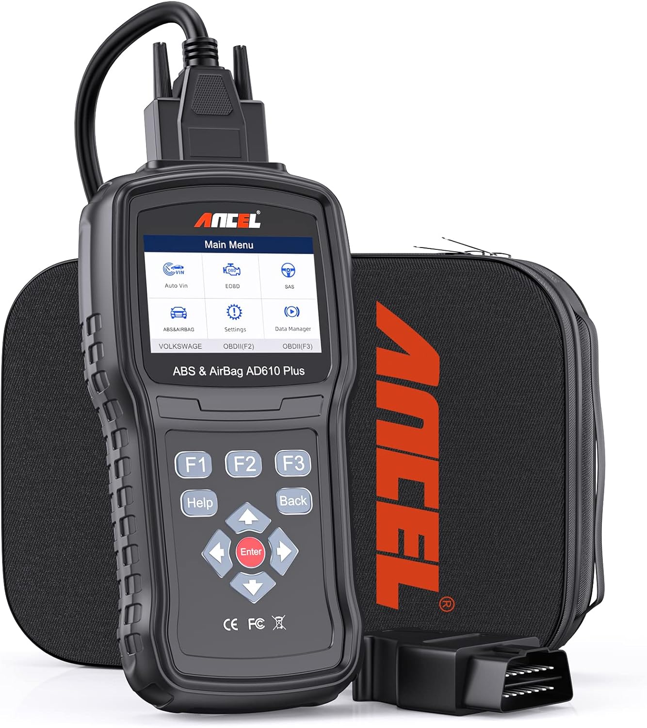 ANCEL AD610 Plus Bidirectional ABS Airbag Reset Scan Tool