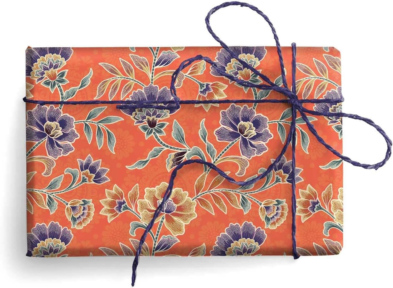 Kartos Pinocchio Italian Wrapping Paper - Golden Powder Print Folded Sheets - Gift Wrap & Crafts