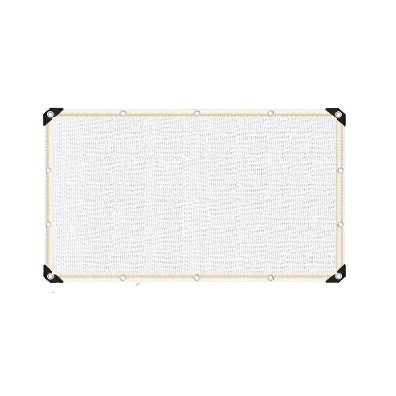 90% Shading Shade Cloth White Shade Cover 3.3X 42.6FT 9.9X42.6FT 16.4X 26 FT 32.8X65.6 FT Sun Shade Net for Green House, Garden, Pergola, Pools, Dump Truck (Size : 16.4x23ft)