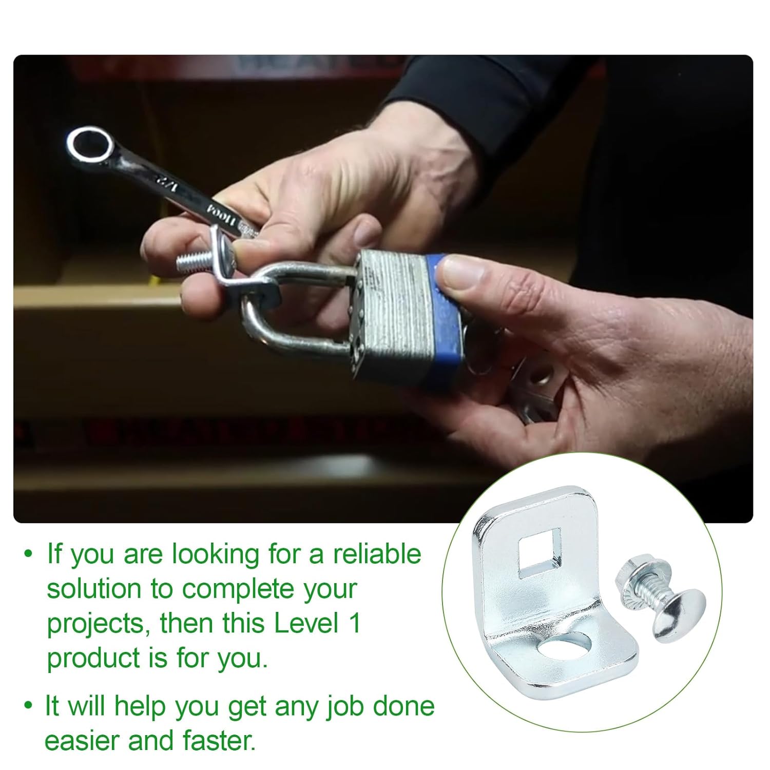 7286-1PK Lock Tab System for Knaack Tool Box Compatible with Knaack StorageMaster and Jobmaster Chests, Jobmaster Cabinets