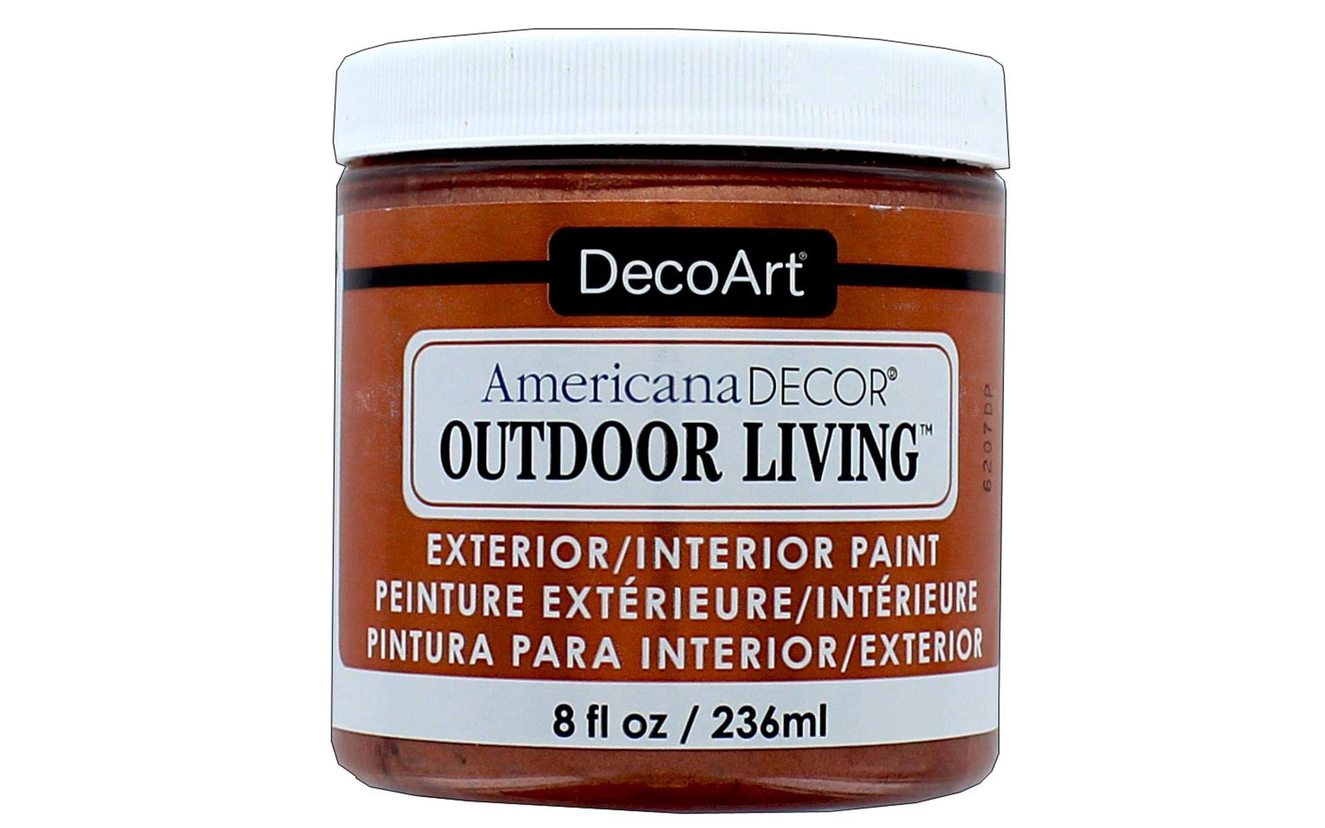 Decoart Copper Americana Décor Metallic Outdoor Living Bottle Paint, Acrylic, 7 X 7 X 8 Cm