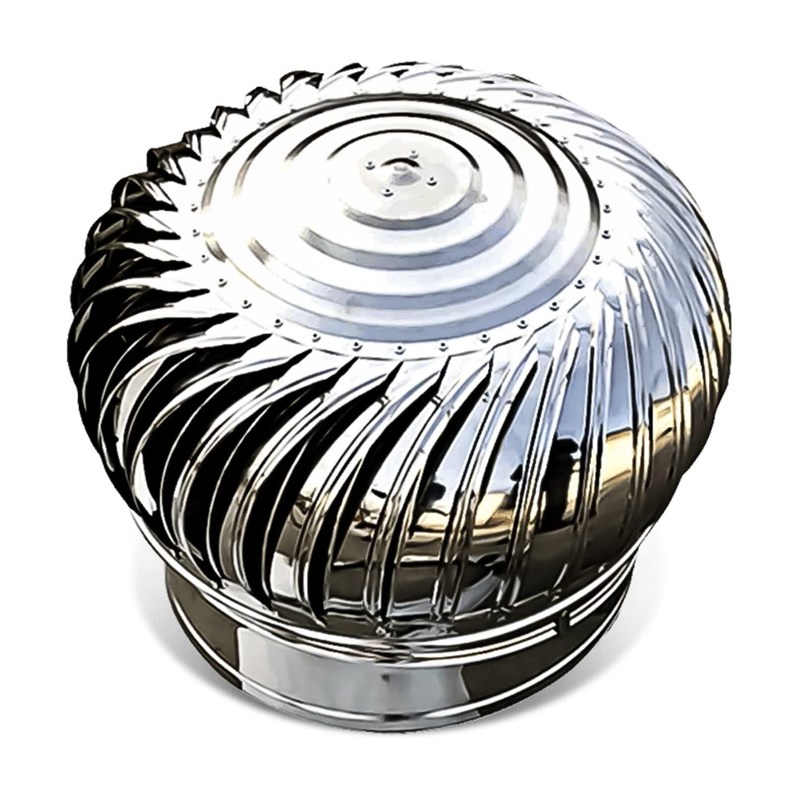 Chapeau rotatif 150mm inox : la solution durable contre le refoulement de fumée