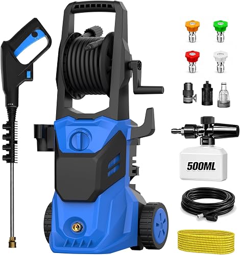 Electric Pressure Washer 5000PSI 4 GPM Anti-Tipping Power Washer